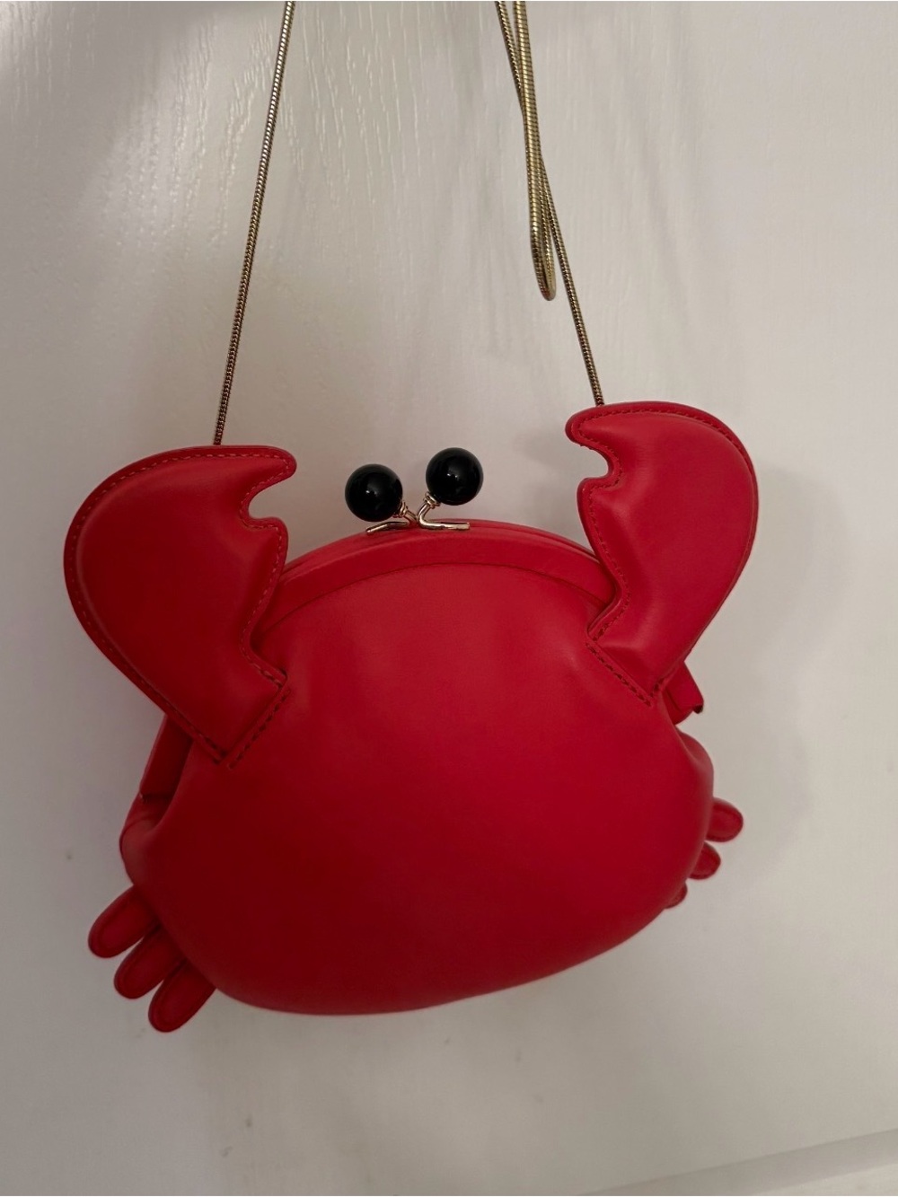 KATE SPADE Make a Splash Crab Crossbody Novelty Purse Handbag Red RARE